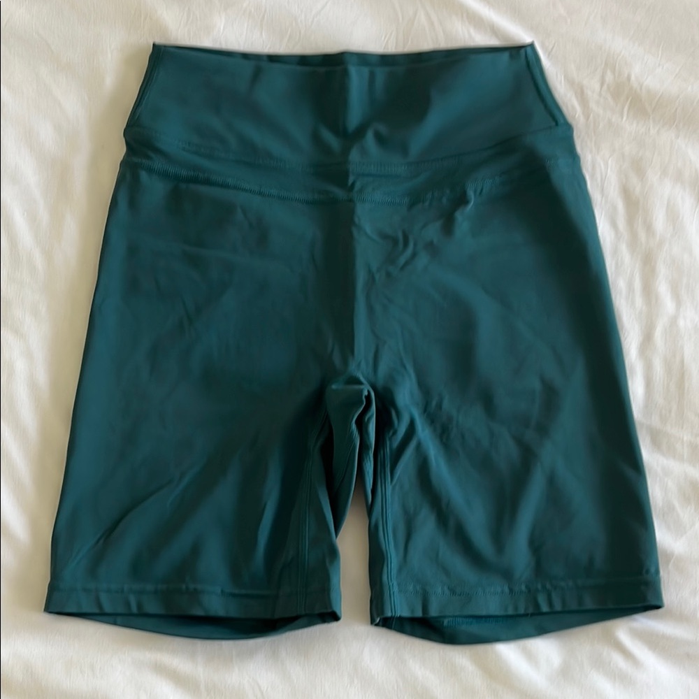 Tomtiger Women's Teal High-Waisted Shorts